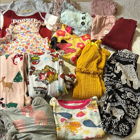 Nike and More Bundle 18 month Girl. Rompers onesies and more - Picture 5 of 16